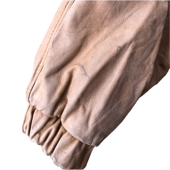 Ada | Stunning Vintage Oversized Patchwork Paint Splatter Leather Jacket Retro - Picture 16 of 16